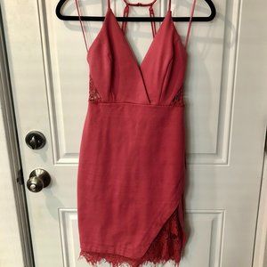 ASTR the label bodycon lace dress